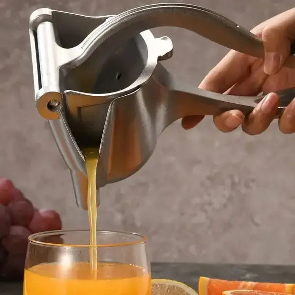 Hand Juicer Squeezer - Portable Multifunctional Manual Fruit Juicer Quiet Operation Easy Cleaning Detachable Head Press Sturdy Food Grade Juicermachine Kitchen Gadget Utensils