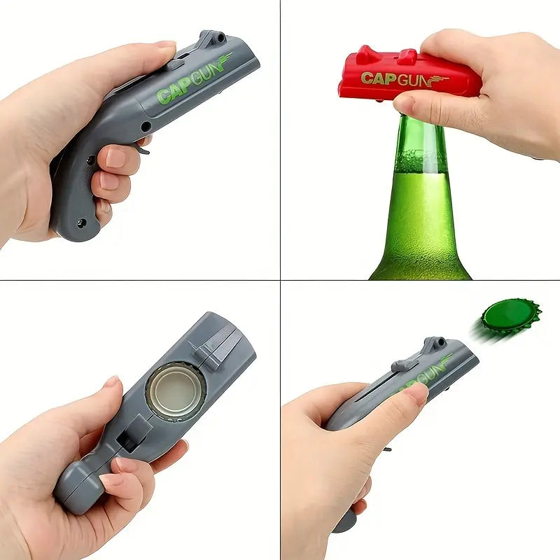 Beer Bottle Opener, 1 Count Shotgun Bottle Opener, Funny Creative Beer Bottle Opener, Perfect for Family Parties, Barbecues and Outdoor Gatherings